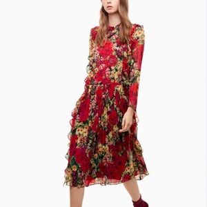 aritzia little moon orchid dress